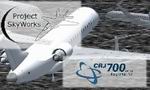 FS2004/FS2002
                  Project SkyWorks Bombardier CRJ-700 Paint Kit.